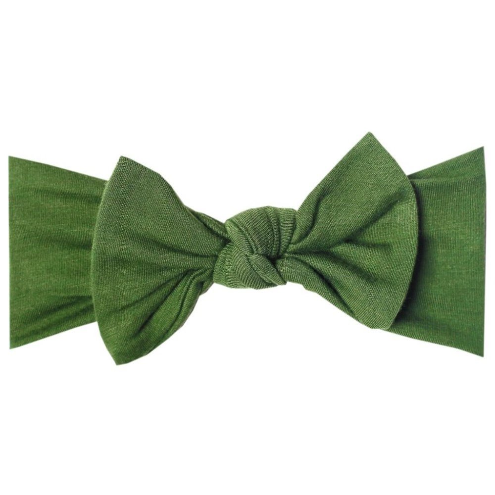 NWT Copper Pearl Infant Headband Bow Green